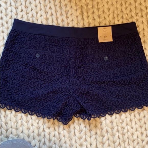 Club Monaco Navy Blue Amber shorts size 10 NWT - Picture 5 of 7